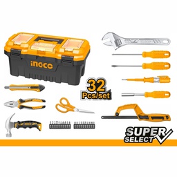 [HKTHP10321] INGCO BOITE A OUTILS 32 PCS [HKTHP10321]