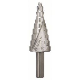 [2608597519] BOSCH FRAISES ETAGEES HSS 4-20MM  