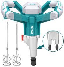 [TD616006] TOTAL MALAXEUR DE PEINTURE A 2 TETE 1800W 