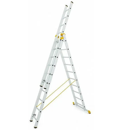 ECHELLE EN ALUMINIUM TRANSFORMABLE  3X 11 MARCHES 7.05M