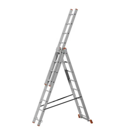[OR312] ECHELLE EN ALUMINIUM TRANSFORMABLE NORMÉE EN131  12+12+12 MARCHES