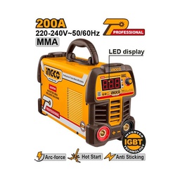 INGCO POSTE A SOUDER 200A ONDULEUR MMA SI NR  [ING-MMA20069]