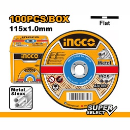 [MCD10115100] INGCO JEU DE 100 DISQUES ABRASIFS 115MM SS [MCD10115100]