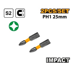 [SDBIM71PH250] INGCO JEU DE 2 EMBOUTS PH2 INGCO NR [SDBIM71PH250]