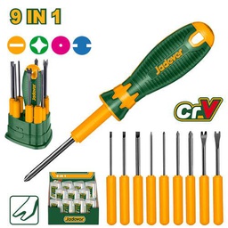 [JDSS1B10] JADEVER JEU DE 10 TOURNEVIS INTERCHANGEABLES  