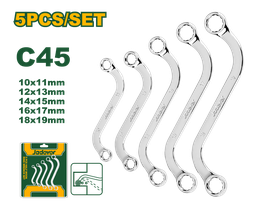 JADEVER JEU DE 5 CLÉS À ANNEAU DE TYPE S  [JDFR4405]