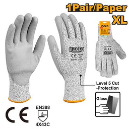 INGCO GANTS ANTI-COUPURE ANTI-ABRASION [HGCG02-XL]