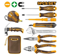 [HKTH20809] INGCO POCHETTE JEU 9 OUTILS À MAIN  