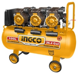 INGCO COMPRESSEUR SILENCIEUX 100L 3X1200W 4,8HP  [ACS3361001]