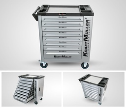 KRAFTMULLER SERVANTE A 8/8 TIROIRS REMPLI 356 PCS