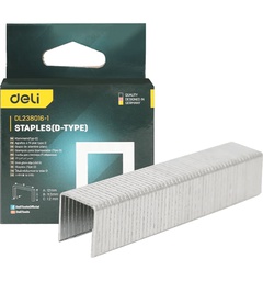 [DL238016-1] DELI Agrafe (type D) taille : 8 mm, largeur : 0,7 mm [DL238016-1]