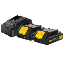 [DL-CM20A2E] DELI Pack 2 Batteries et chargeur [DL-CM20A2E]