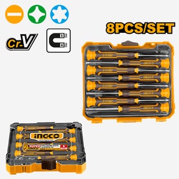 INGCO SET DE 8 TOURNEVIS A PRECISION   [HKSD0818]