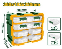 [JDTB8346] JADEVER BOITE DE RANGEMENT PLASTIQUE 6 TIROIRS   