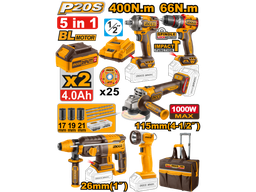[CKLI2059] PACK VALISE DE 5 MACHINES 20V [CKLI2059]