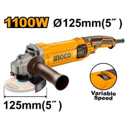 [AG1100385] INGCO MEULEUSE 125MM 1100W AVEC VARIATEUR [AG1100385]