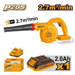 INGCO SOUFFLEUR 20V+1BAT+CHARGEUR  [CABLI20781]