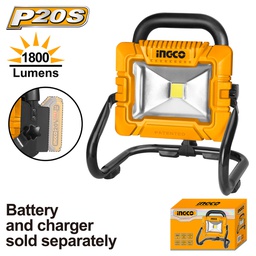 INGCO PROJECTEUR 20V BATTERIE/CHARGEUR NON INCLUS [CWLI2002] (copie)