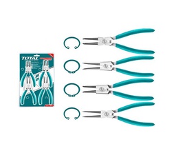 TOTAL ENSEMBLE DE 4 PINCES À CIRCLIPS THT114041 7″ TOOLS MAROC [THT114041]