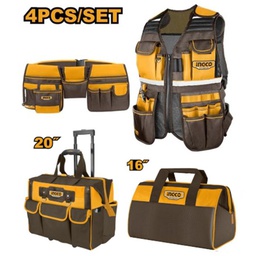 [COS230910] INGCO PACK GILET SAC AMOVIBLE ET PORTE OUTILS  [COS230910]