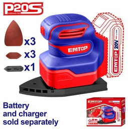 [ELPS2014] EMTOP PONCEUSES DE DÉTAIL SANS FIL 20V [ELPS2014]