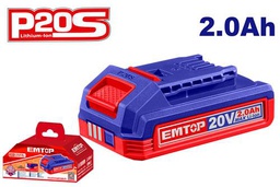 [EBPK20011] EMTOP BATTERIE AU LITHIUM-ION 2.0AH [EBPK20011]