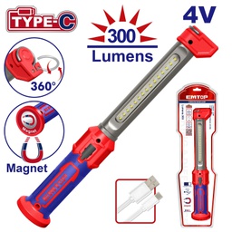 [ELFL043006] EMTOP LAMPE DE TRAVAIL SANS FIL 4V - 360LUMENS [ELFL043006]