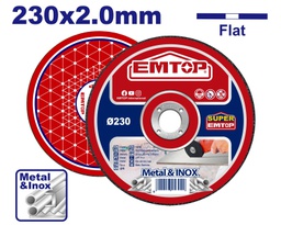 [EACD202303] EMTOP DISQUE À TRONÇONNER 230X2,0 MM [EACD202303]