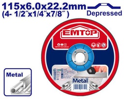 [EACD601151] EMTOP DISQUE À MEULER 115x6,0MM [EACD601151]