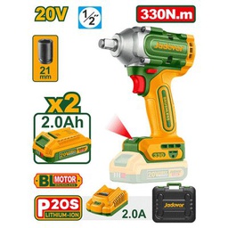 JADEVER BOULONNEUSE BRUSHLESS 20V 1/2 2BATTERIES +CHARGEUR 330NM  [JDCD1B33]