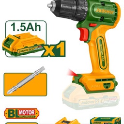 JADEVER VISSEUSE BRUSHLESS 20V 50NM 1 BATTERIE 1.5A  [JDCDP5521]