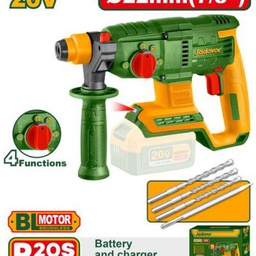 JADEVER MARTEAU PERFORATEUR BRUSHLESS 20V 22MM SANS BATTERIE  SANS CHARGEUR  [JDLM15220]