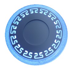 [2001181800005] GENERIC CADRE SPOT MAXIMA 3W BLEU 