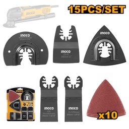 [AKTMT1502] INGCO SET DE LAMES POUR OUTILS MULTIFONCTIONS  