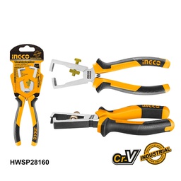 INGCO PINCES A DENUDER 160MM [HWSP28160]