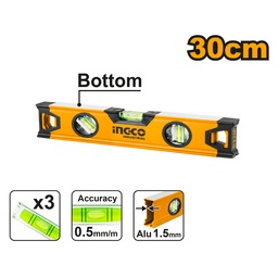 INGCO NIVEAU A BULLE 30CM ALUMINUM [HSL08030]