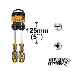 [HKSD0248] INGCO SET DE 2 TOURNEVIS SL ET PH [HKSD0248]