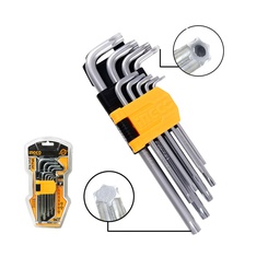 [HHK13091] INGCO CLESTORX  SET DE 9 PIECES T10-T50  [HHK13091]