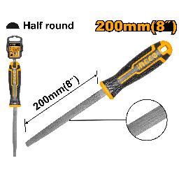INGCO LIME D'ACIER DEMI RONDE 200MM  [HSHF088]