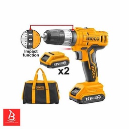 [CIDLI1222] INGCO VISSEUSE PERCEUSE A PERCUSSION 12V LITHIUM-ION  