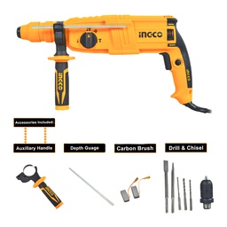 INGCO MARTEAU PERFORATEUR 26MM 800W+MANDRIN [RGH9028-2]