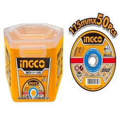 [MCD1211550] INGCO JEU DE 50 DISQUES ABRASIFS 115MM SS  